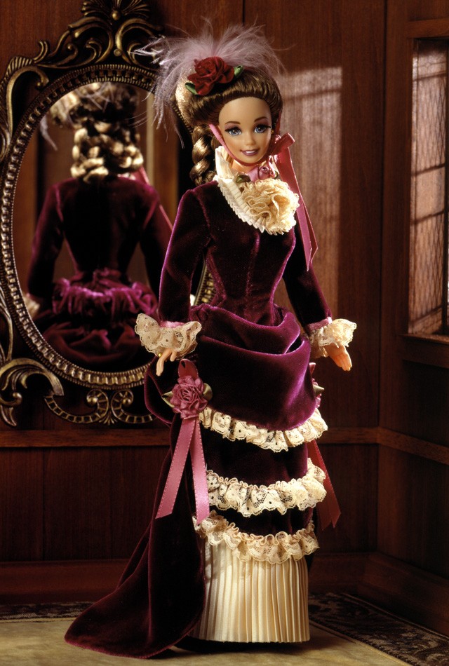 芭比娃娃 1996限量版 victorian lady64 barbie03 doll 维多利亚
