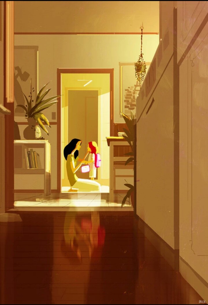 Pascal Campion，美国插画师，现居旧金山，他的画风轻松随意，大多描绘生活中的小场景，配以一句标题，含蓄的讲述一个美好的故事。