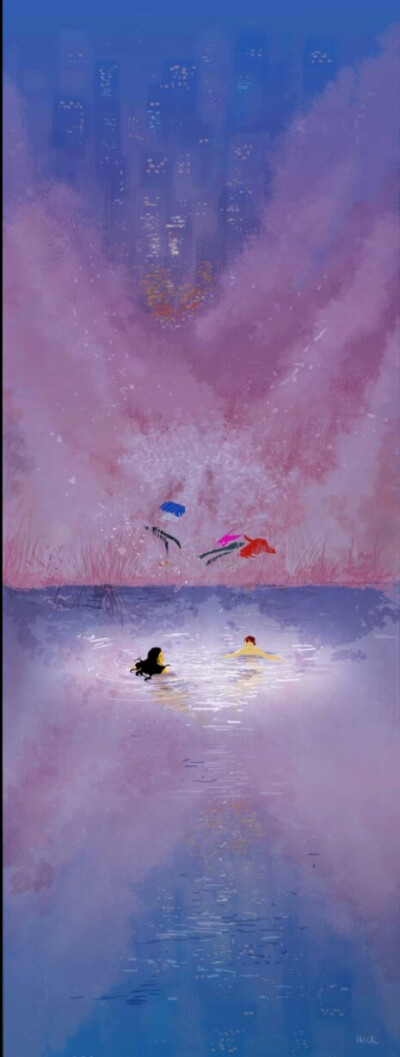 Pascal Campion，美国插画师，现居旧金山，他的画风轻松随意，大多描绘生活中的小场景，配以一句标题，含蓄的讲述一个美好的故事。