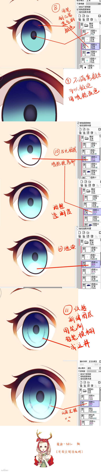 SAI上色教程 来自网络