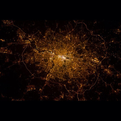 伦敦 夜景 俯视