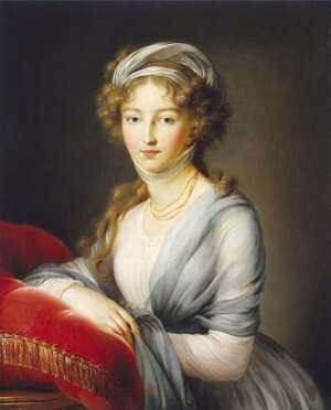 Portrait of Empress Elisabeth Alexeievna (Louise of Baden) Élisabeth Vigée Le Brun - 1795