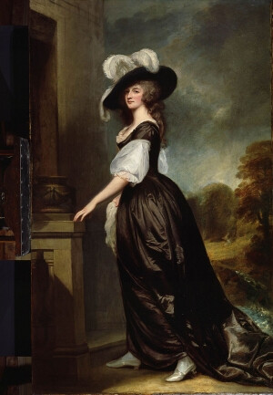 Charlotte, Lady Milnes George Romney - circa 1788-1792