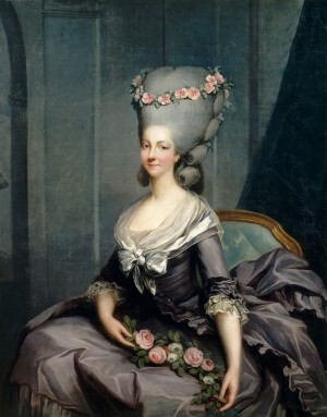 Portrait of Madame de Lamballe Antoine-Francois Callet - circa 1766