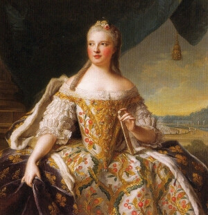 Dauphine Marie-Josephe de Saxe Jean-Marc Nattier - 1751