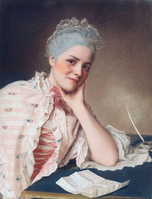 Mademoiselle Louise Jacquet, actress Jean-Étienne Liotard - 1748-1752