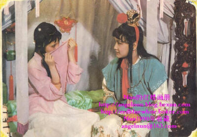 87版电视剧《红楼梦》剧照，每日家情思睡昏昏。