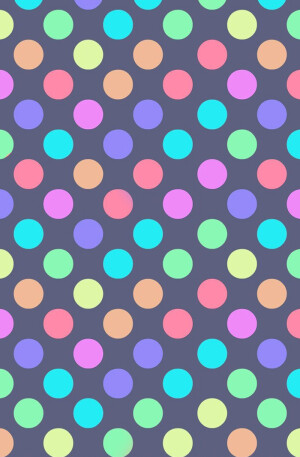 彩色波点 换不完的背景手机壁纸..