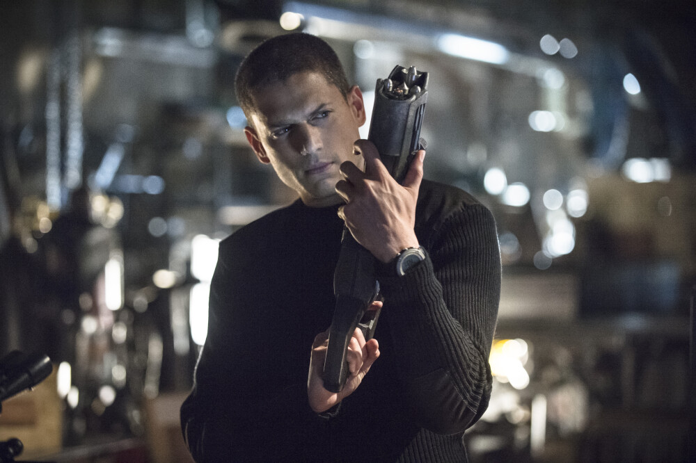 文特沃斯·米勒 Wentworth Miller 在《闪电侠 第一季 The Flash Season 1》里面客串出演，超级酷帅啊~~~~~~