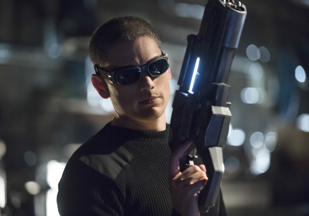 文特沃斯·米勒 Wentworth Miller 在《闪电侠 第一季 The Flash Season 1》里面客串出演，超级酷帅啊~~~~~~