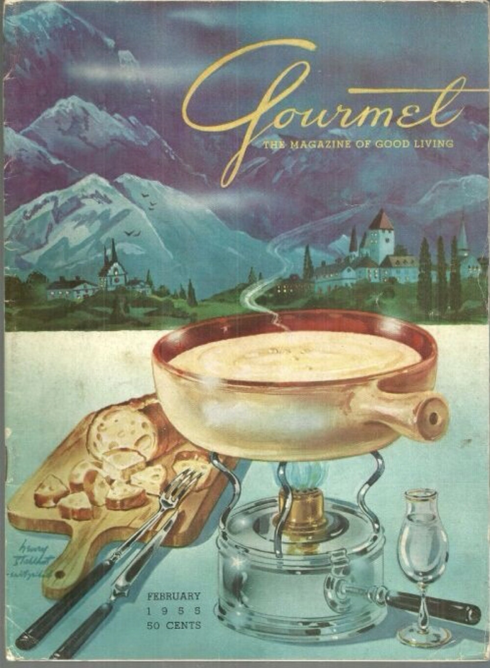 （译自1955年9月的Gourmet 《美食家》）