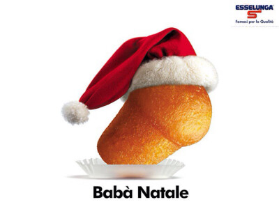 Baba Natale =baba（一种蛋糕）+ Babbo Natale（圣诞老人）