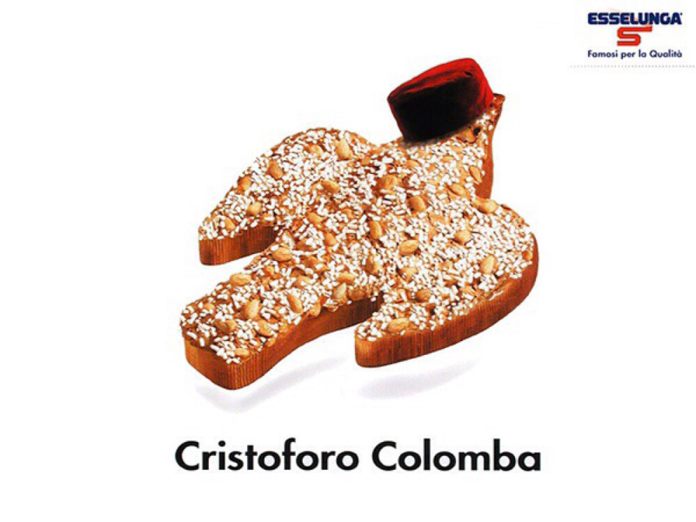 Cristoforo Colomba =Cristoforo Colombo（哥伦布）+ colomba（鸽子）