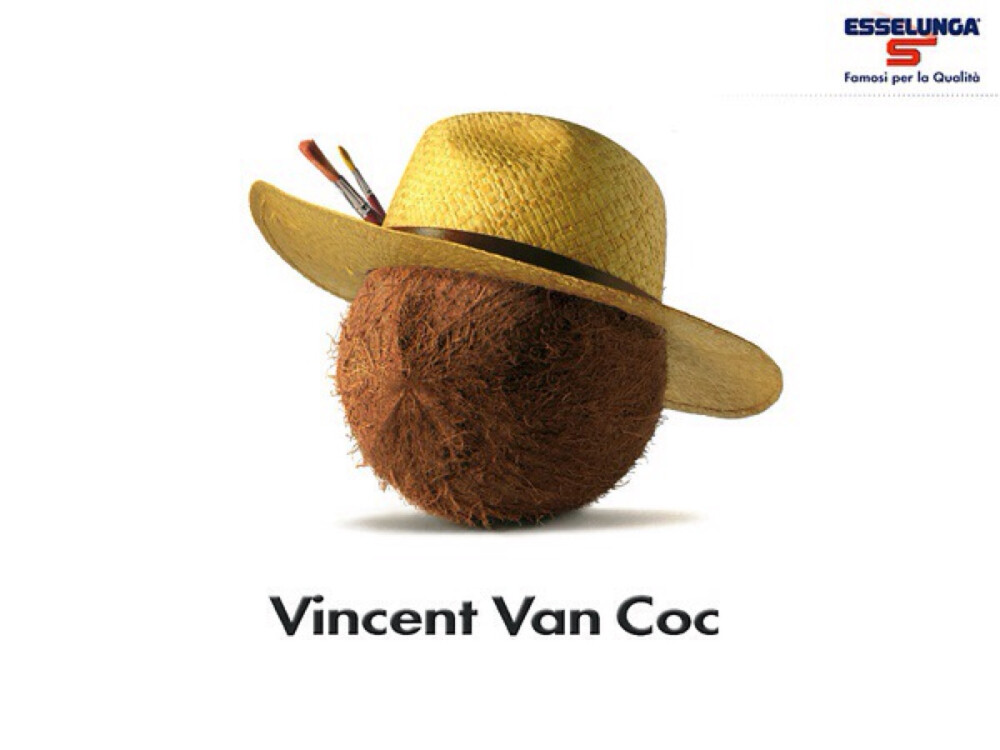 Vincent Van Coc =Vincent Van Gogh(梵高)+Cocco(椰子)