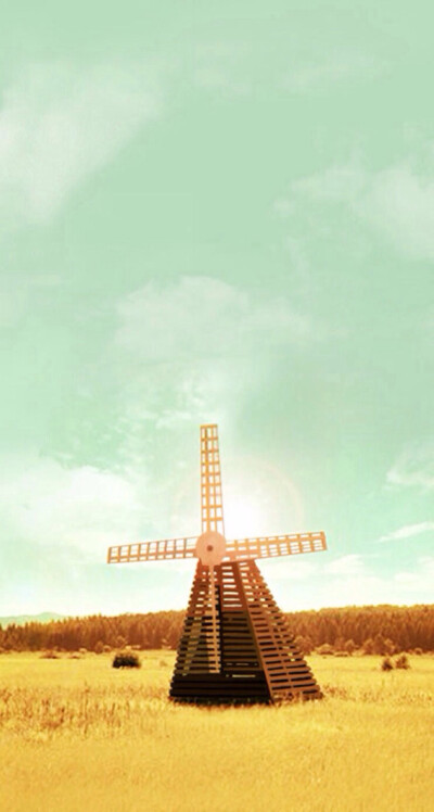 手机壁纸 风车