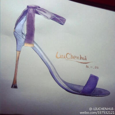 14/11/20 high heels 手绘高跟鞋 -LIUCHENHUI-