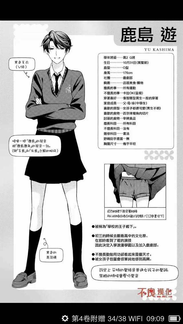 月刊少女野崎君，人设图