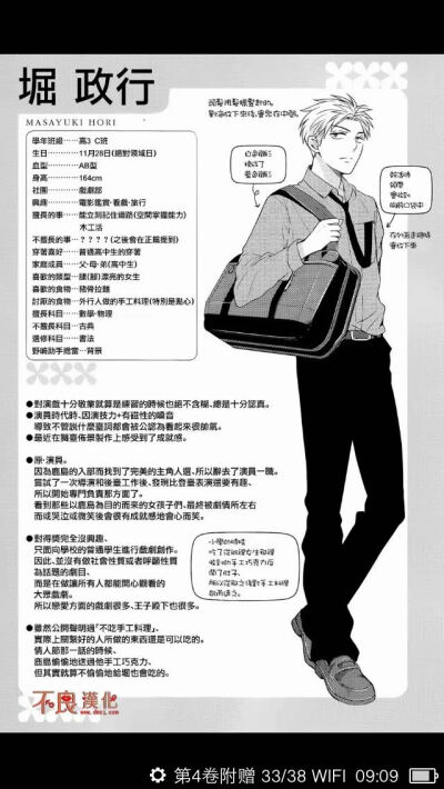 月刊少女野崎君，人设图