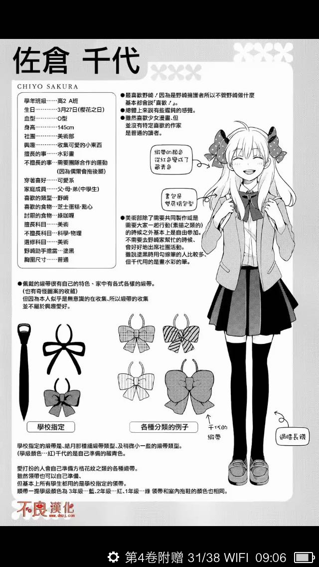 月刊少女野崎君，人设图