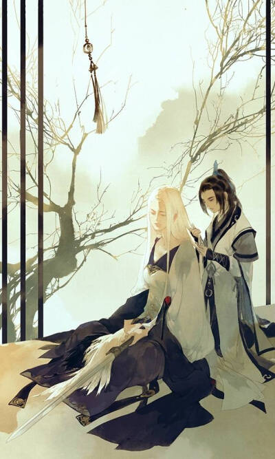 即使白头，我亦为你梳妆一世