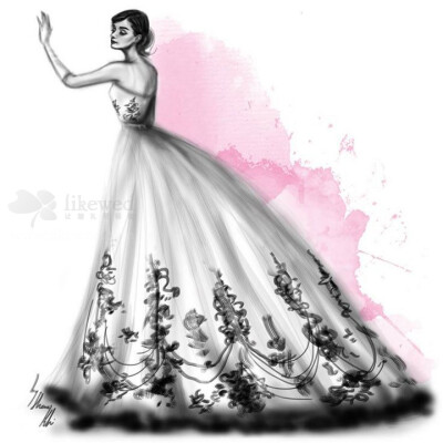 视觉艺术家Shamekh的礼服系列插画作品