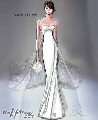 Kate Middleton wedding dress sketches