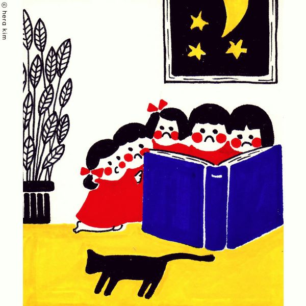 韩网 手绘 插画 可爱