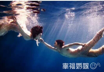 水中婚纱你们爱吗