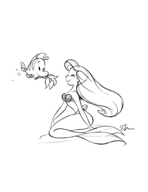 Ariel &amp;amp; Flounder