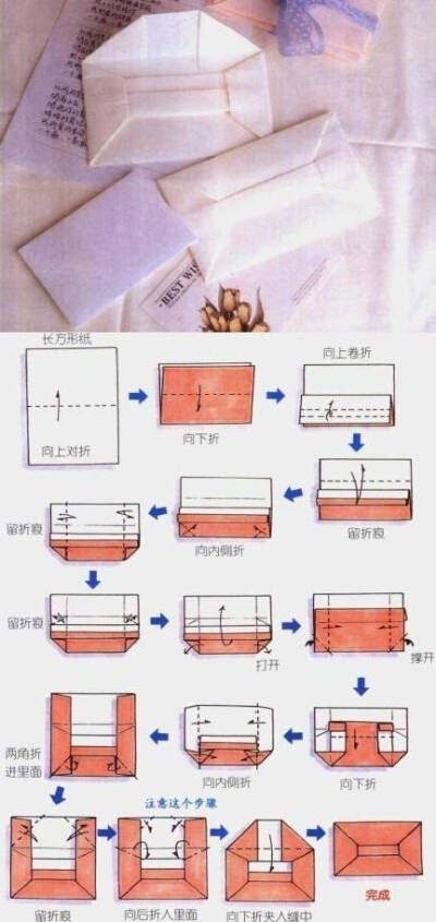 信封的折法