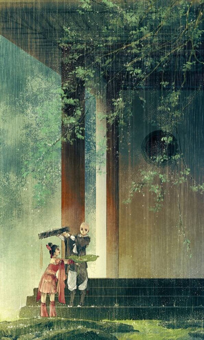 雨后黄昏 佛秀四景之二