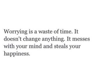 Don't worry