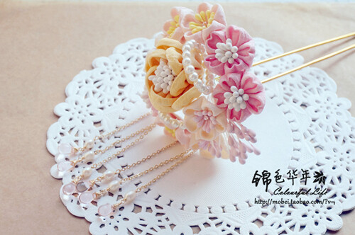 细工花簪 和风 https://item.taobao.com/item.htm?id=42430482634