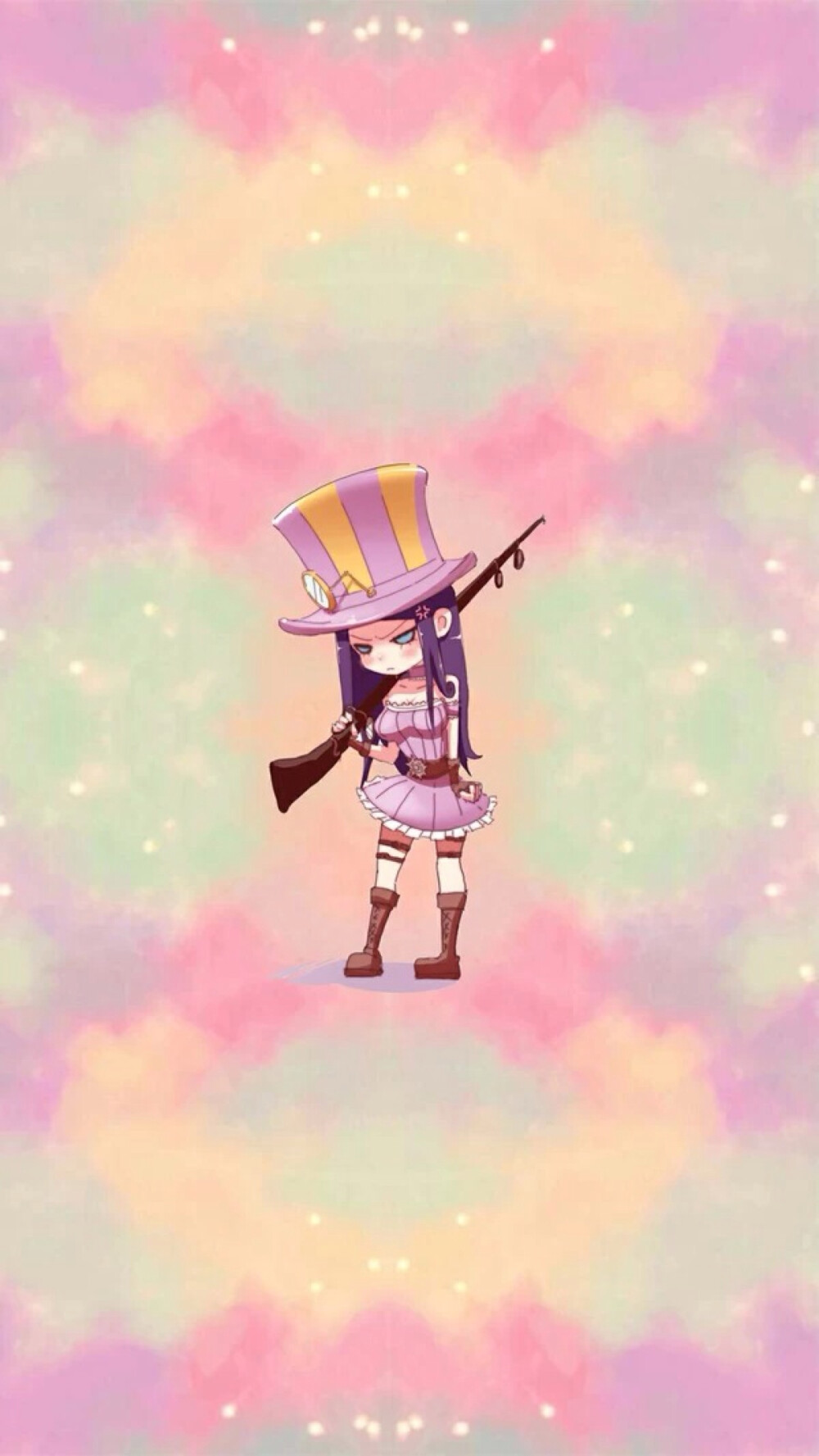 iPhone壁纸、英雄联盟我的皮城么么大