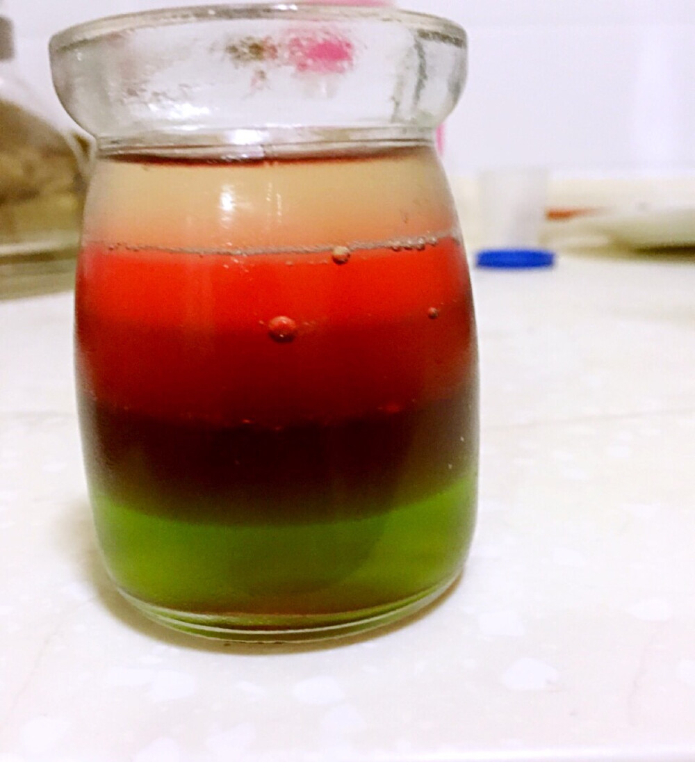 自己做的qq果冻味道还不错呢