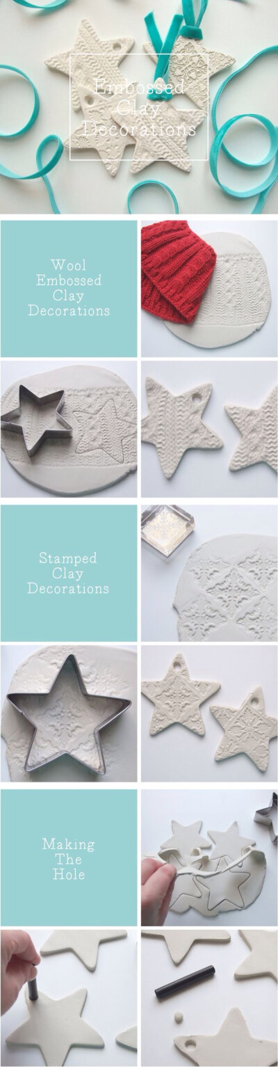 #air dry clay# #Polymer clay #【粘土教程】圣诞装饰