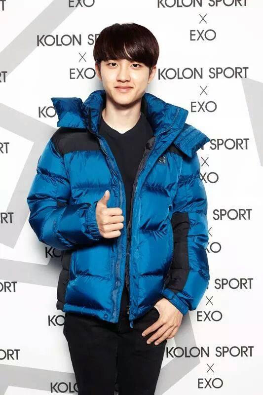 EXO-K 都暻秀 D.O 羽绒服广告拍摄