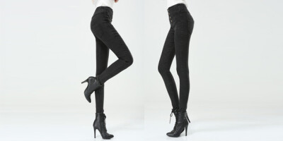 高弹牛仔打底裤铅笔裤