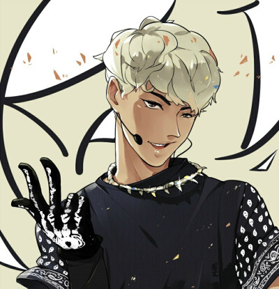 exo 黄子韬 q版图