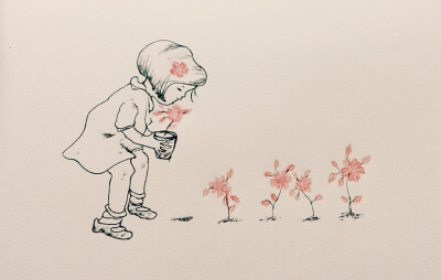 我的小花，请快快长大。