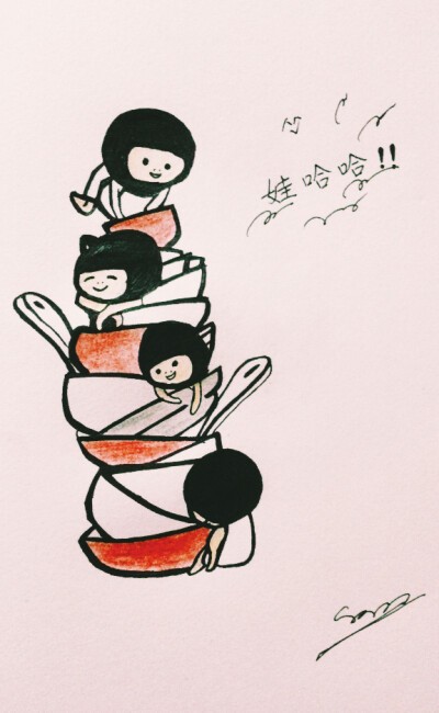 感恩我的粑粑麻麻，感恩所有请我吃饭和陪我吃饭的饭友，是你们让我努力长大^ω^