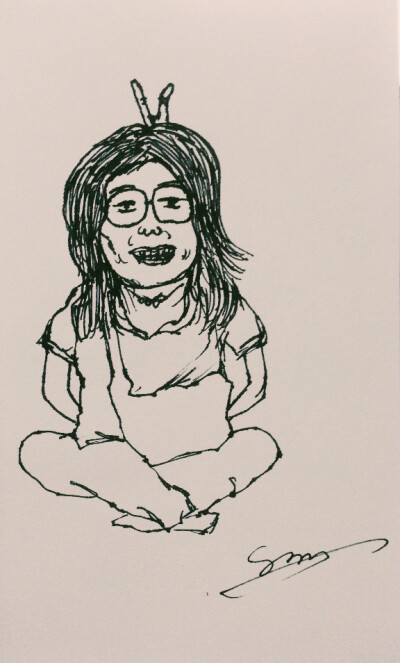 #微笑挑战#中怪异而夸张的笑脸*^_^*