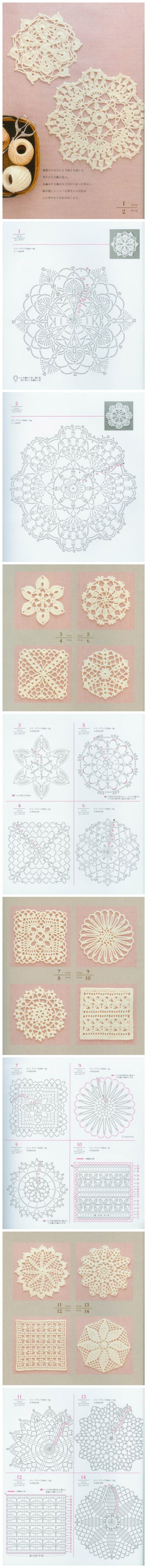 【蕾丝钩编の单元花】- #图解#