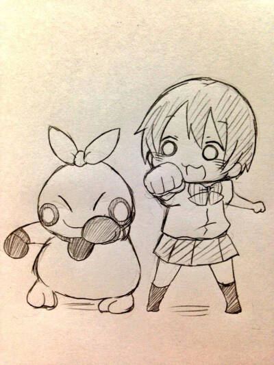 タヌキ@たぬきち@kamin_tanuki μ‘s X pokemon