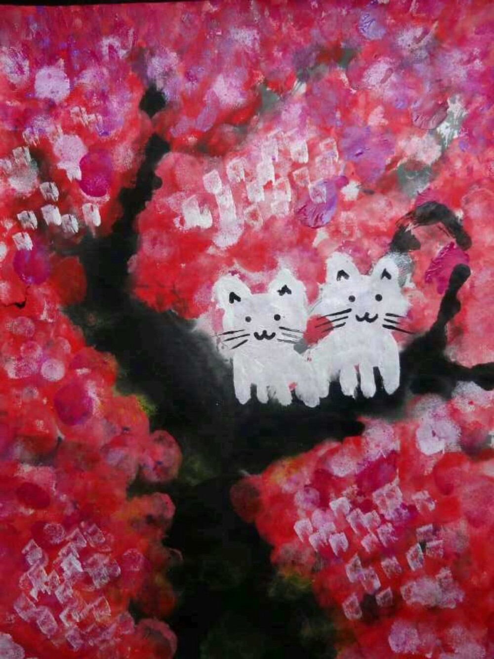 以前的作品 树和猫