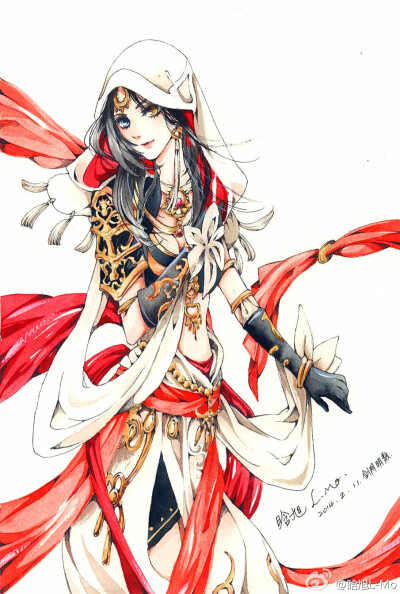 明教喵姐 插画