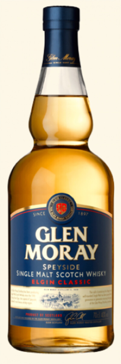 Glen Moray Classic（格兰莫雷经典单一麦芽）Glen Moray 以前有款 8 年的单一麦芽做得相当不错，后来停产了，以无年份的 Classic 来代替。来自 Speyside 的 Glen Moray 同样以味道清淡著称，而且清淡而不单调，还是…