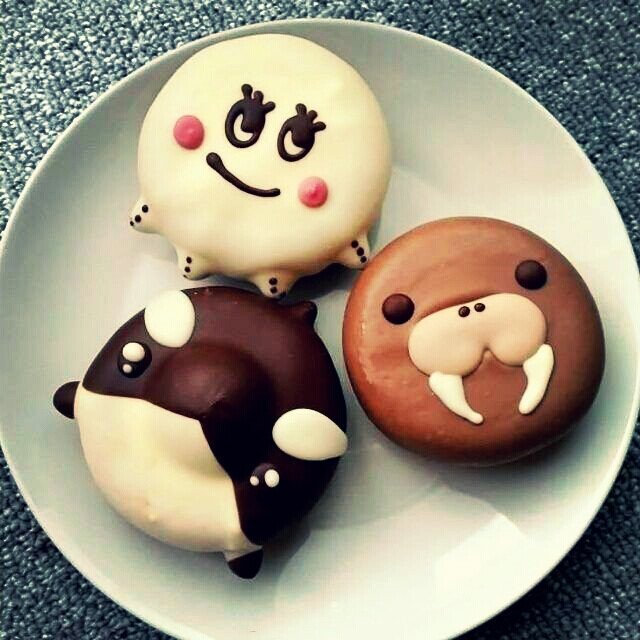 (๑ºั ﻌ ºั๑) kawaii donuts ! ♡ 日本限量定制的动物甜甜圈 超萌 〜