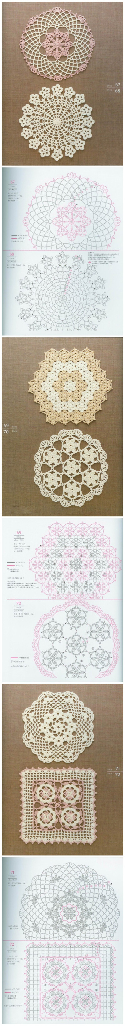 【蕾丝钩编の单元花】- #图解#