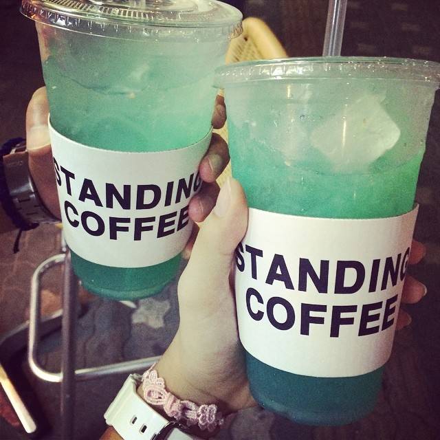 standing coffee 薄荷柠檬汁